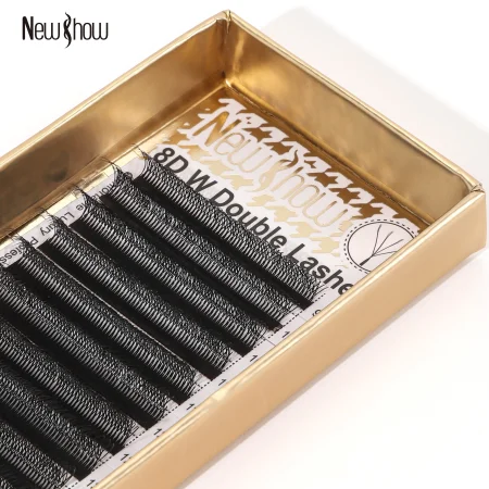 NEWSHOW eyelash extensions NEWHOW false eyelashes 8DW Double Lashes 8-leaf grass NEWSHOW eyelash extensions NEWHOW false eyelashes 8DW Double Lashes 8-leaf grass